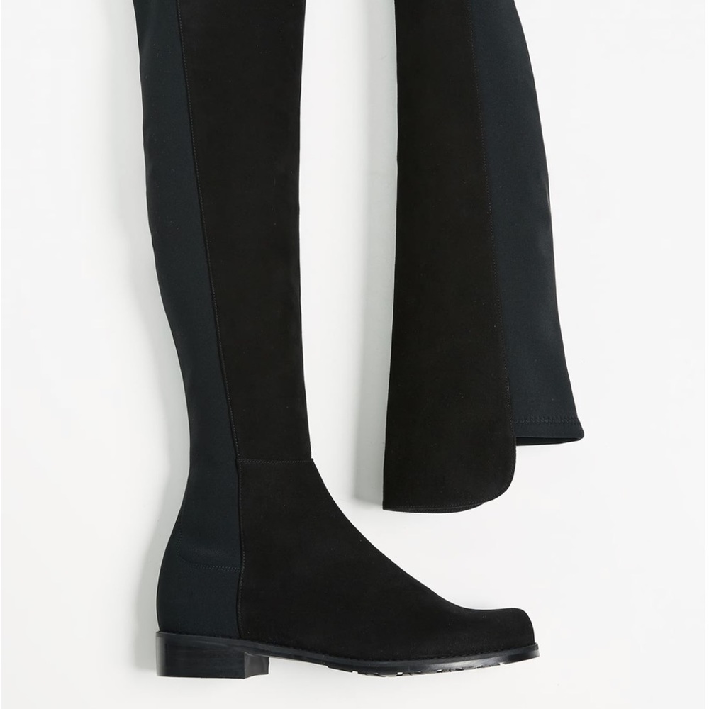 Stuart Weitzman 5050 Stretch Suede Boots Size 8.5